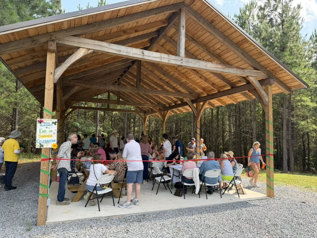 Autism Sanctuary pavilion ribbon cutting celebration