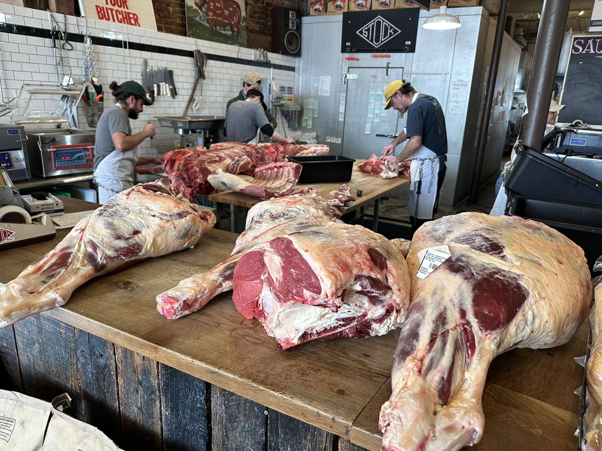 Delivering Autism Sanctuary beef to Stock Provisions