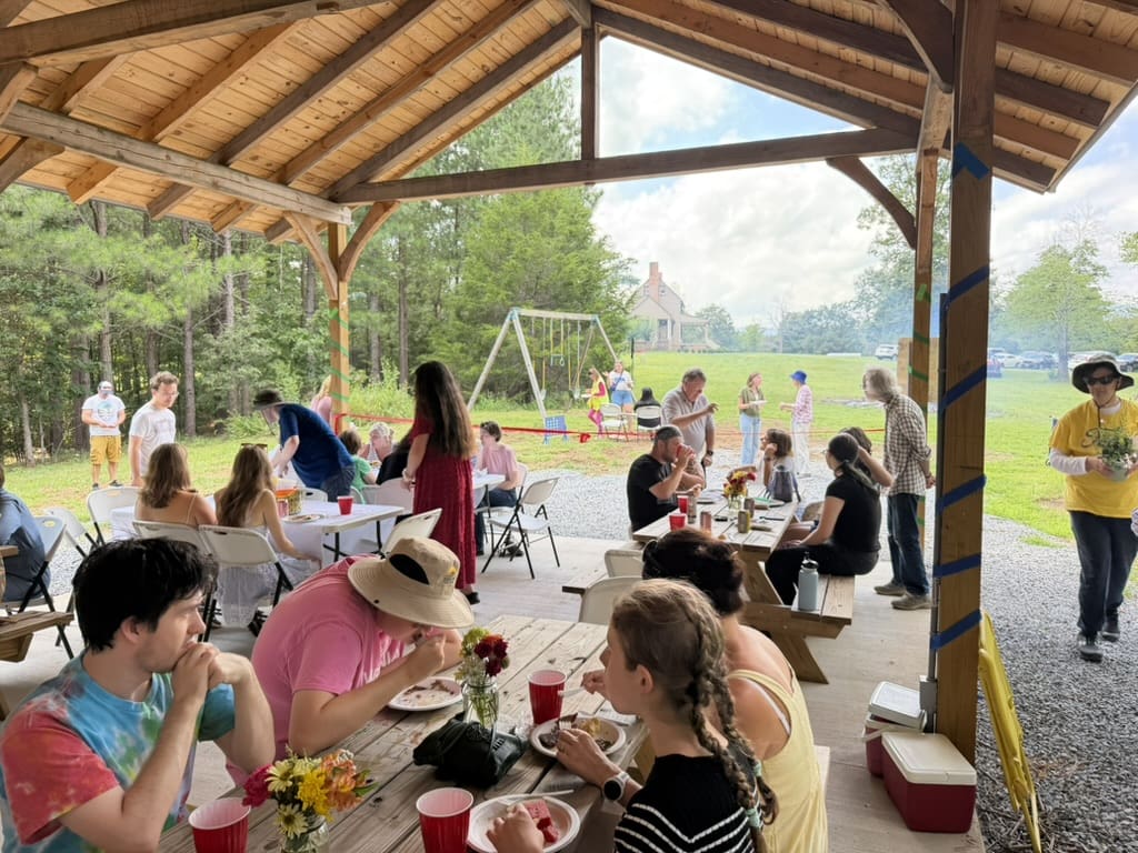 End of summer celebration at the pavilion
